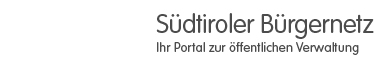 Südtiroler Bürgernetz - Ihr Portal zur öffentlichen Verwaltung